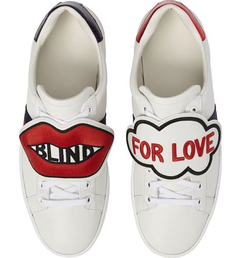 gucci ace blind for love